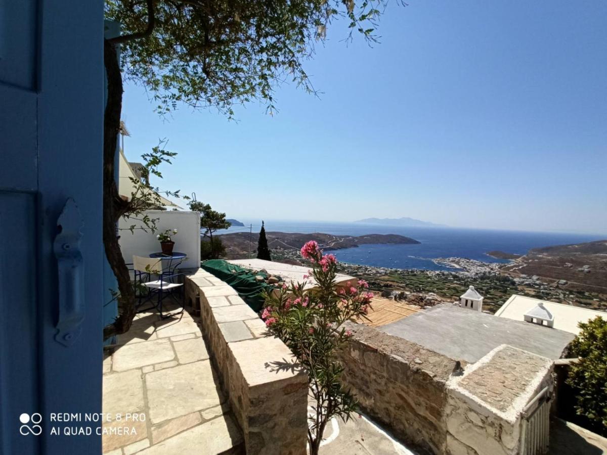 הוילה Serifos Town Traditional Stone House With Breathtaking View מראה חיצוני תמונה