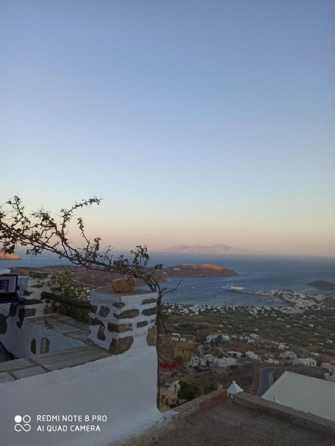 הוילה Serifos Town Traditional Stone House With Breathtaking View מראה חיצוני תמונה